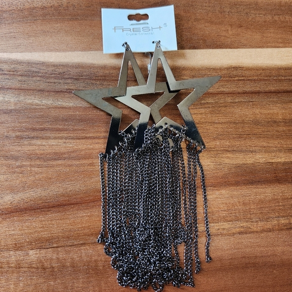Celestial Star Earrings - Picture 1 of 4